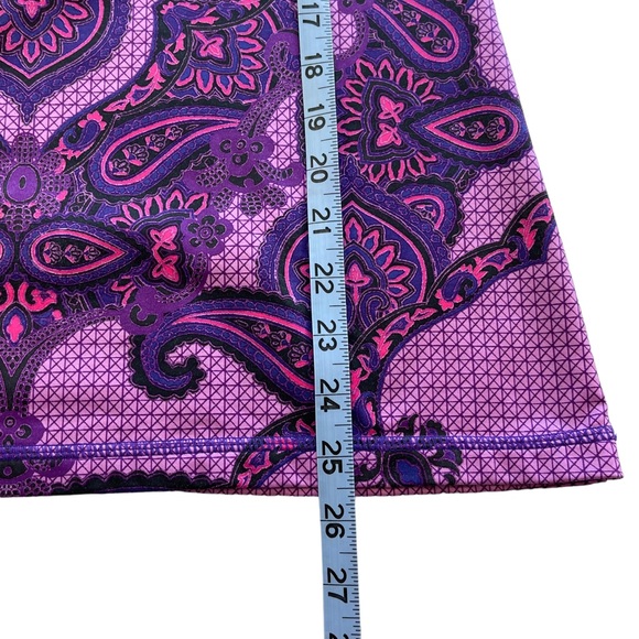 Athleta: Purple and Pink, Paisley, Athletic, long sleeve shirt,thumb hol… - Picture 14 of 16